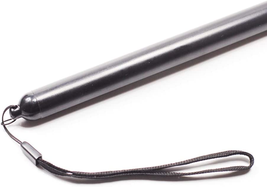 Telescopic Teachers Pointer,Teaching Pointer Stick for Classroom,Metal Hand Retractable Pointer Extended Length 47.2 Inch, Handheld Presenter Whiteboard Pointer (Black)